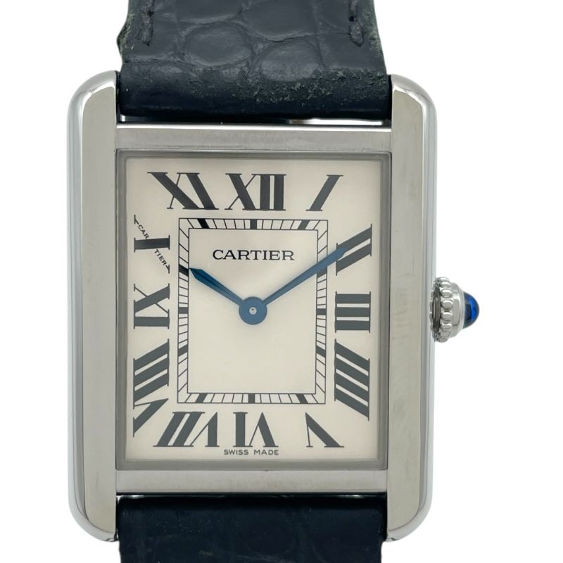 カルティエ Cartier タンク ソロ SM W5200005 シルバー SS クオーツ レディース 腕時計