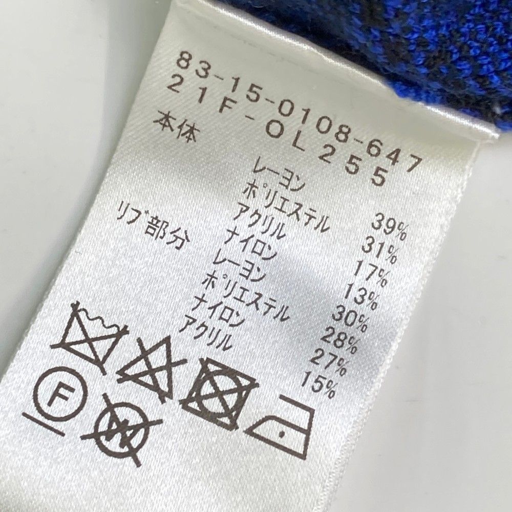 サイズ：L BEAMS GOLF ビームスゴルフ  ニットセーター  ブラック系 [240101369387] ゴルフウェア レディース ストスト サイズ：L BEAMS GOLF ビームスゴルフ ニットセーター ブラック