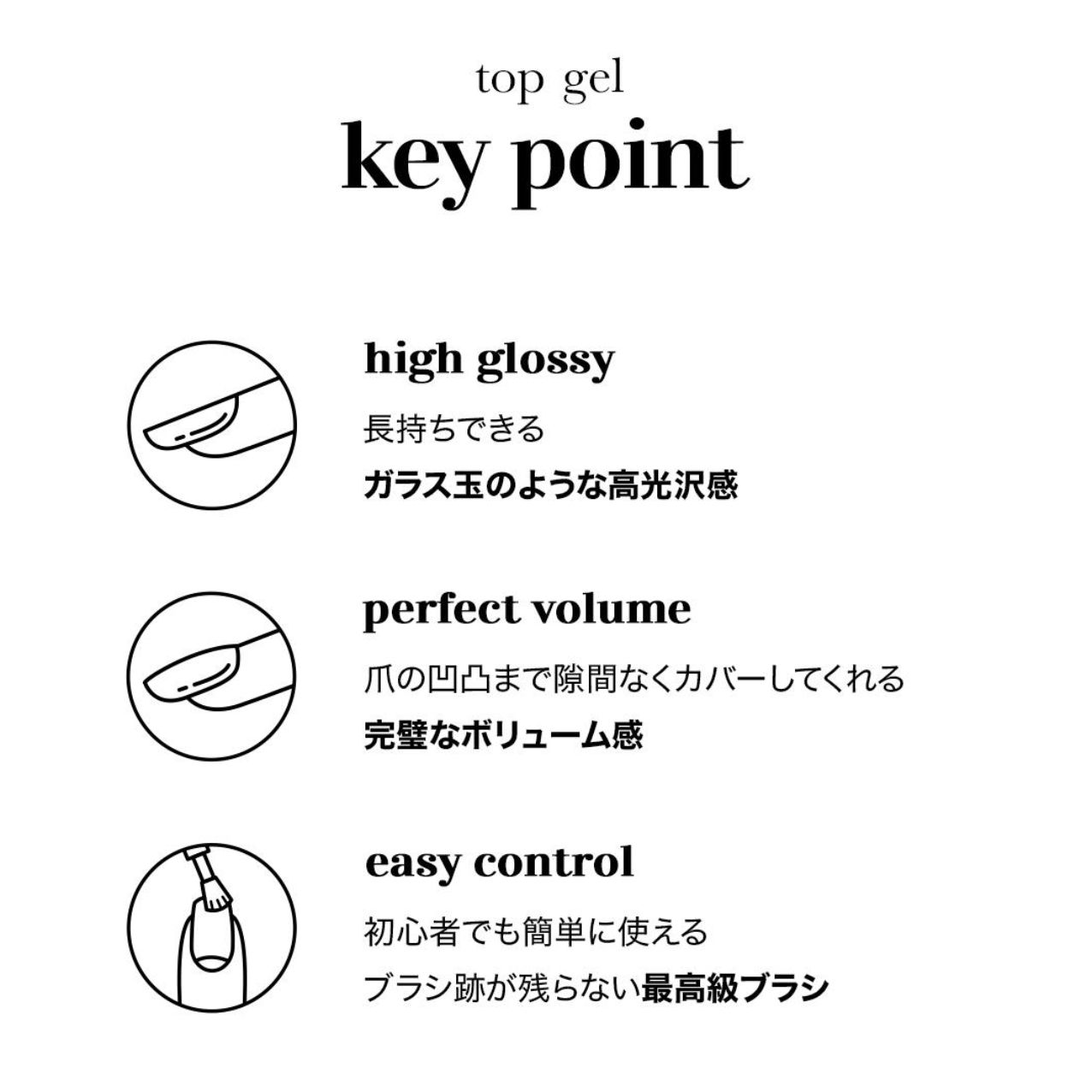 ohora Pro Glossy Top Gel プログロッシー トップジェル - ネイル