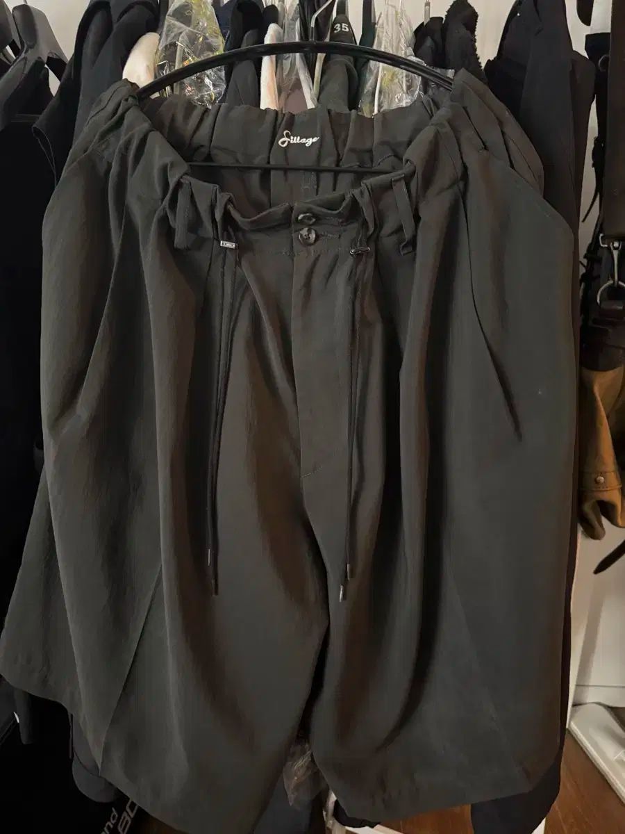 Sillage 円形 ショーツ ポリバッグ ファブリック 24ss