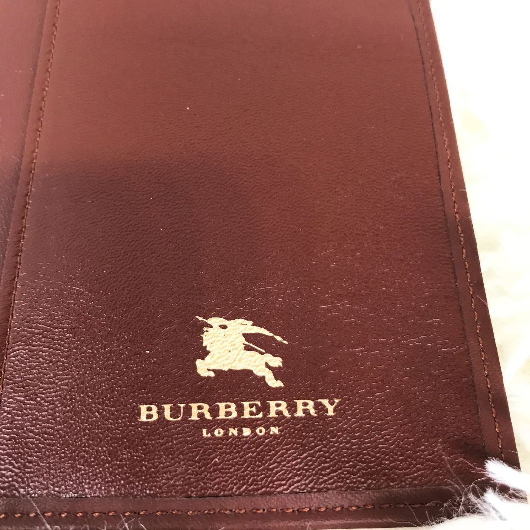 美品】BURBERRY バーバリー ブックカバー 文庫本 手帳カバー