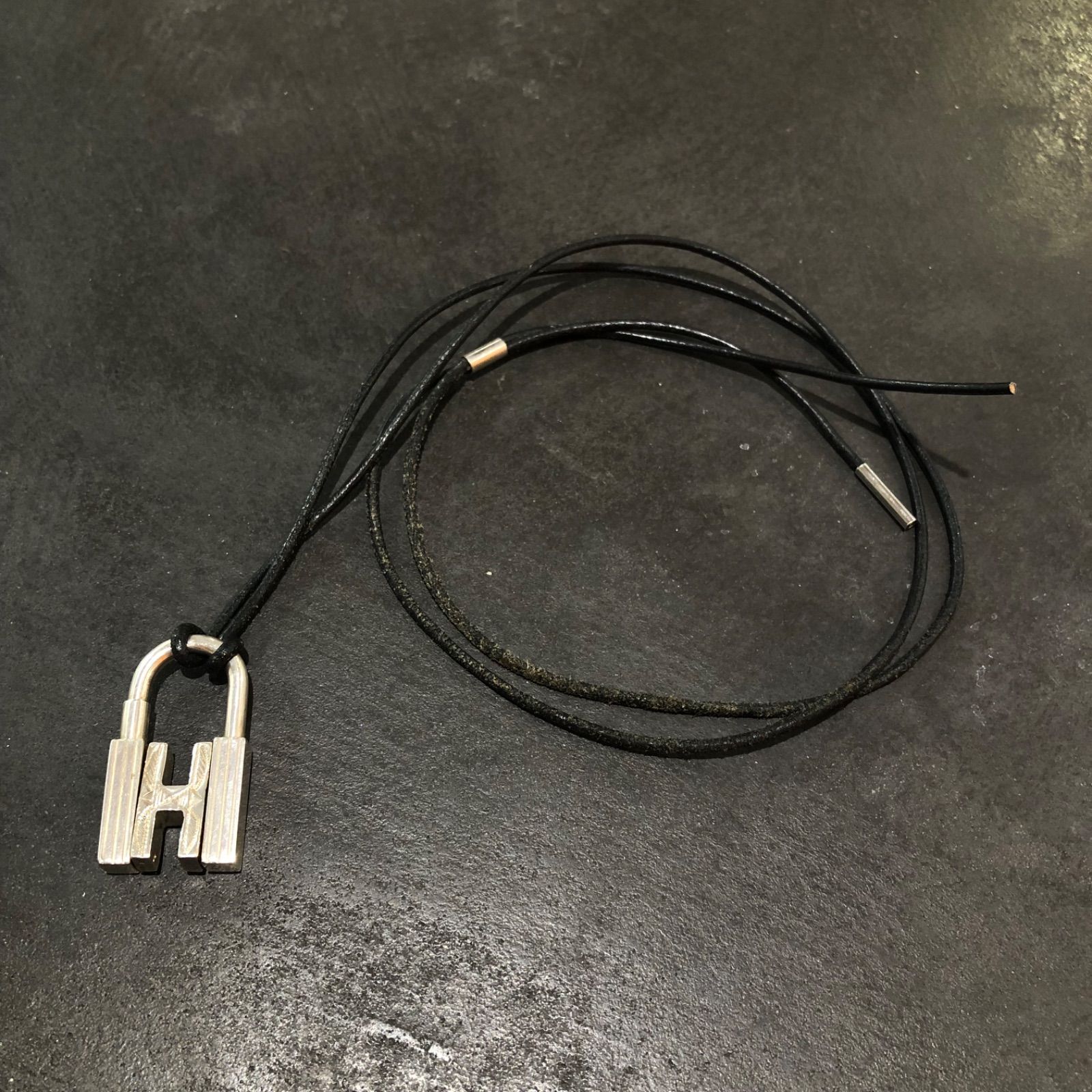 エルメス　トゥアレグ　カデナ　Hチャーム　925 HERMES - エルメス H カデナ トゥアレグ シルバー925