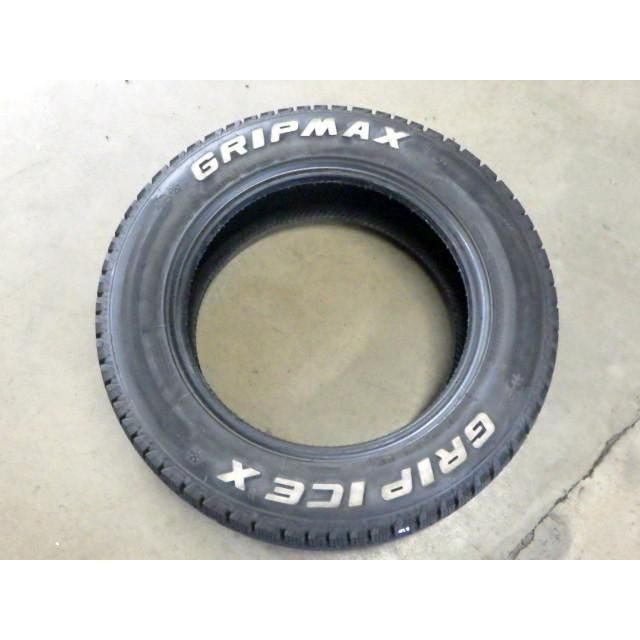 デザイン・サイズが豊富。 SP235 T0005095 ● 造 約8部山●GRIPMAX GRIP ICEX ホワイトレター●195 65R16●4本 人気満点商品再入荷！