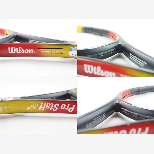 Wilson テニスラケット プロスタッフクラシック95 2本セット　SＬ2 中古 テニスラケット ウィルソン プロ スタッフ クラッシック 95【台湾