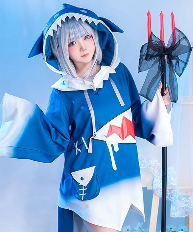 ホロライブ コスプレ サメちゃん Gawr Gura がうる・ぐら ホロライブ コスプレ サメちゃん Gawr Gura がうる・ぐら
