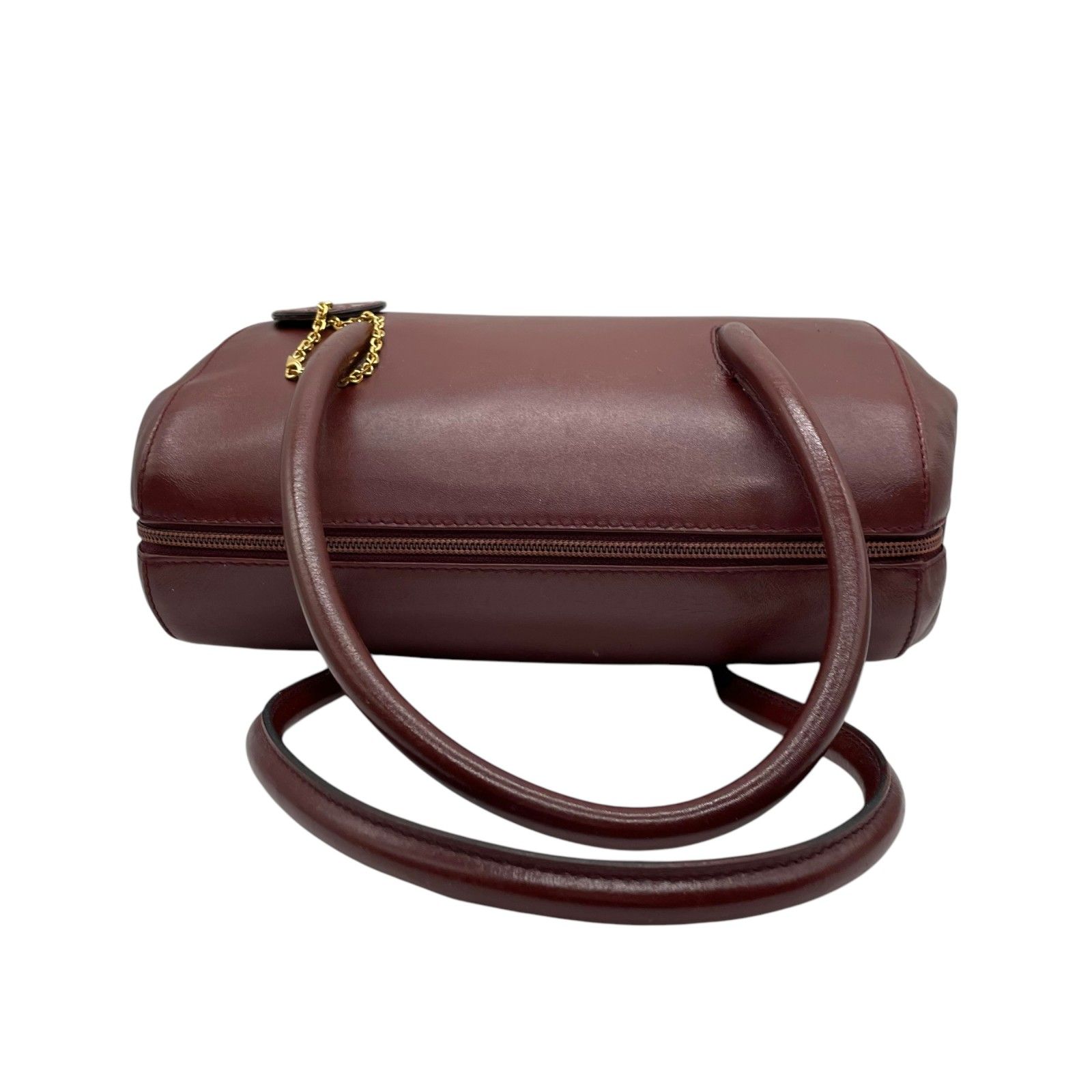1スタ Cartier カルティエ 本革レザーボストンバッグ マストライン 