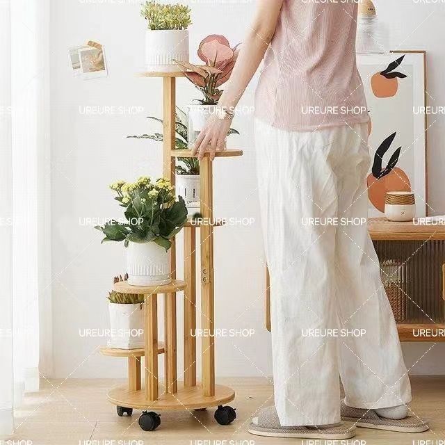 4段 ウッドプランター 木製プランター 多肉植物棚 花壇 2段 花