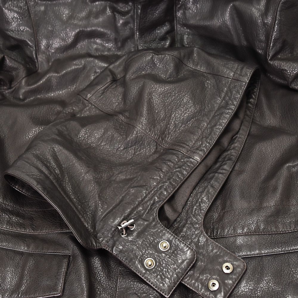 CORNELIANI ID コルネリアーニ レザー 羊革 ラムレザー ジャケット