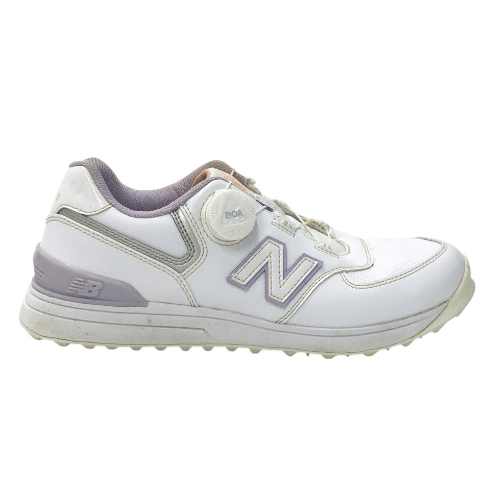 new balance スパイクレス ゴルフシューズWGBS574W 極美品！New