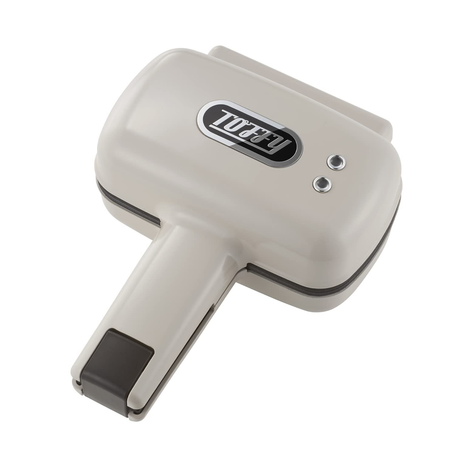 迅速発送 Toffy|トフィー ハーフホットサンドメーカー プレート交換式 K-HS5 グレージュ ワッフルプレート 2WAY 食べきりサイズ スイッチON|OFF K-HS5-GE