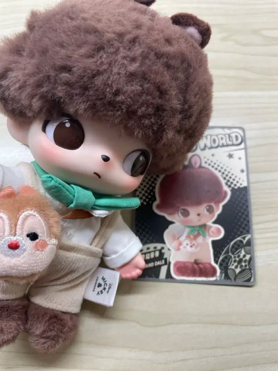 DIMOO ディズニー コラボ チップアンドデール ぬいぐるみ フィギュア