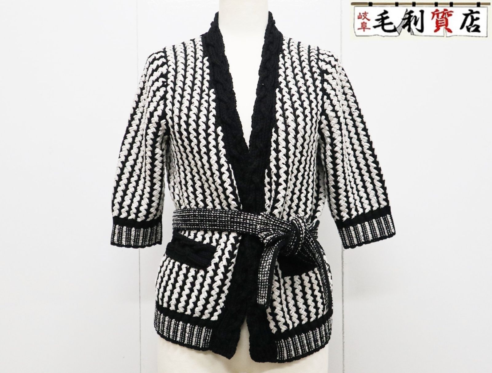 CHANEL シャネル   カーディガン・ボレロ シャネル CHANEL P58549 K07658 サイズ36 コットン ニット カーディガン シャネル CHANEL P58549 K07658 サイズ36 コットン ニット