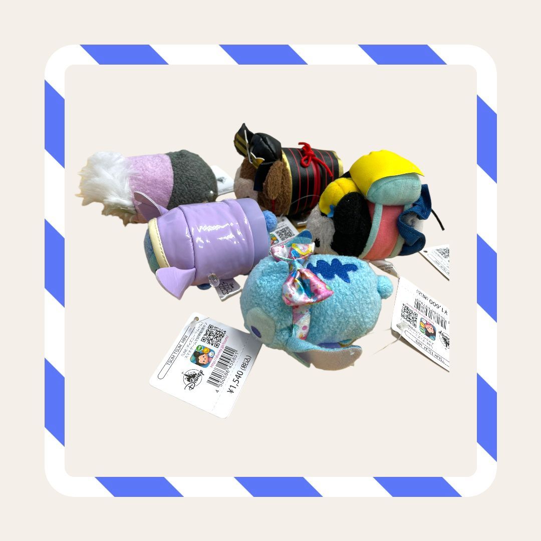 ⚠️難あり⚠️ ディズニー ツムツム ぬいぐるみ 5点セット⑨ 種類別 