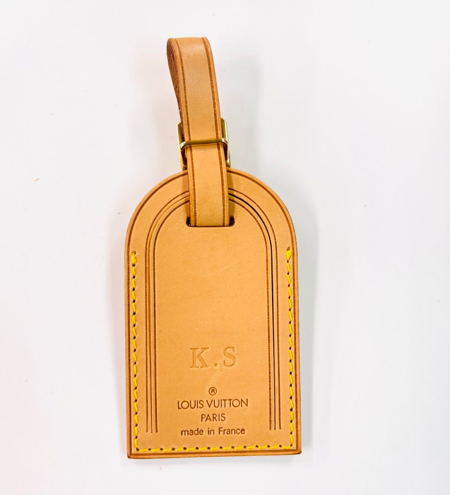 【新作入荷!!】 LOUIS VUITTON レザー ラゲッジタグ ネームタグ ルイヴィトン バッグ