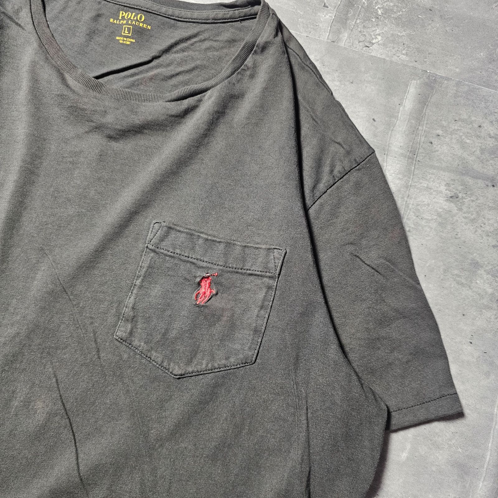 POLO RALPH LAUREN / ポロラルフローレン 』 胸ポケ刺繍ロゴTシャツ 