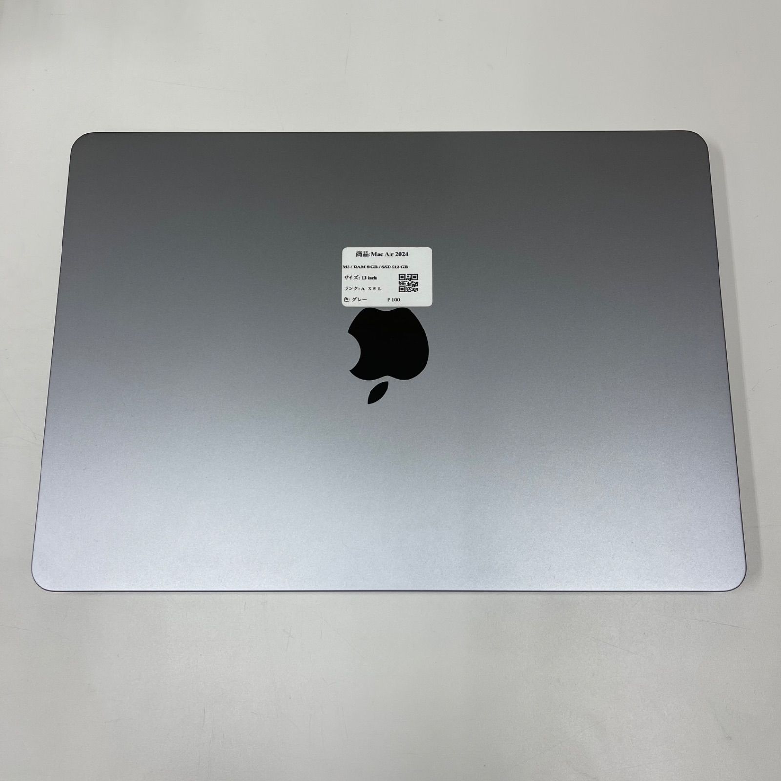 新品同様 MacBook Air 13.6インチ M3 スペースグレー 2024モデル 送料