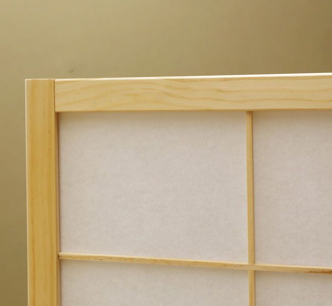 格子柄 和風衝立4連 高さ180cm スクリーン パーテーション 間仕切り