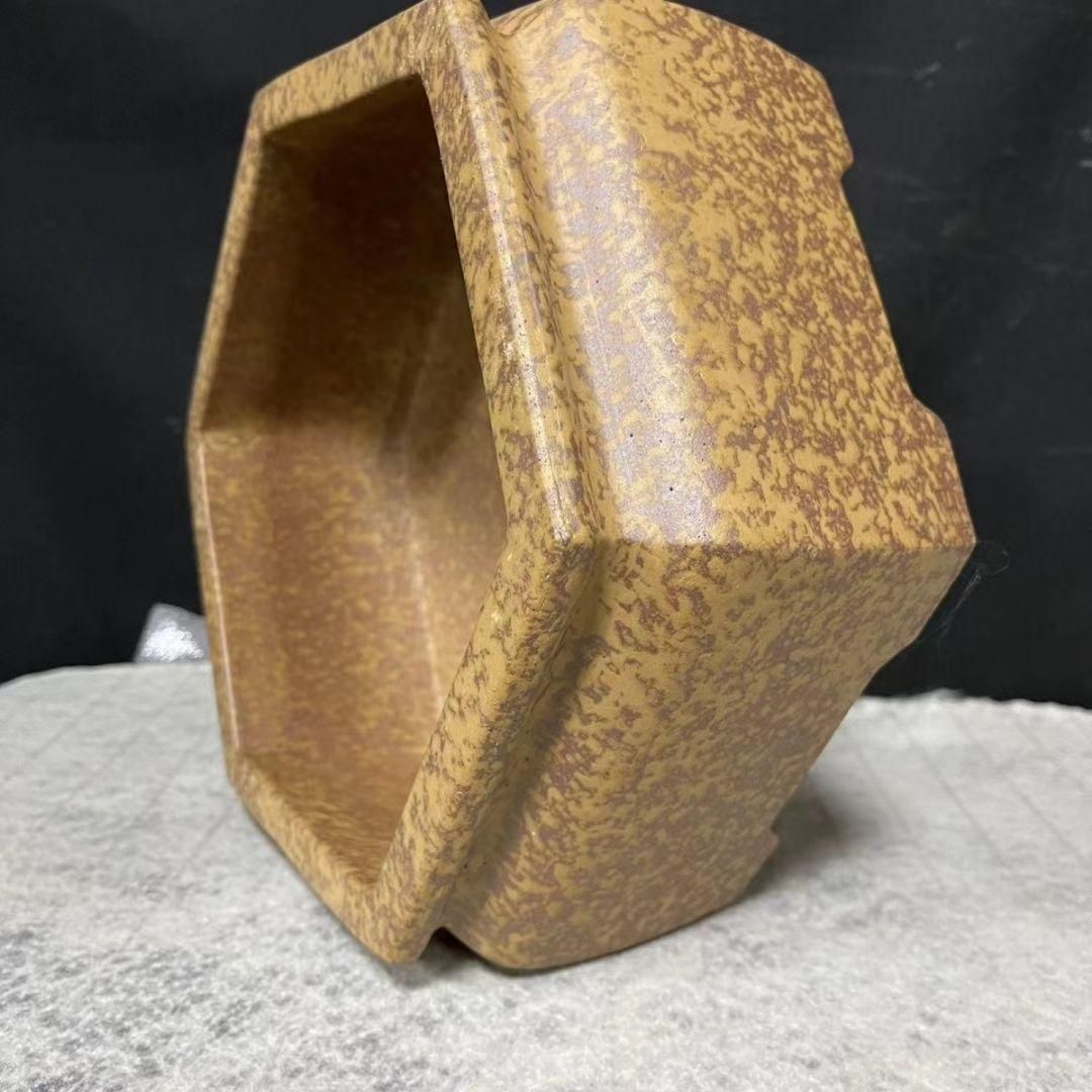 六方井口の鉢 中国宜興 紫砂の鉢盆栽鉢 植木鉢 小品盆栽鉢 大品盆栽鉢 六方井口の鉢 中国宜興 紫砂の鉢盆栽鉢 植木鉢 小品盆栽鉢 大品