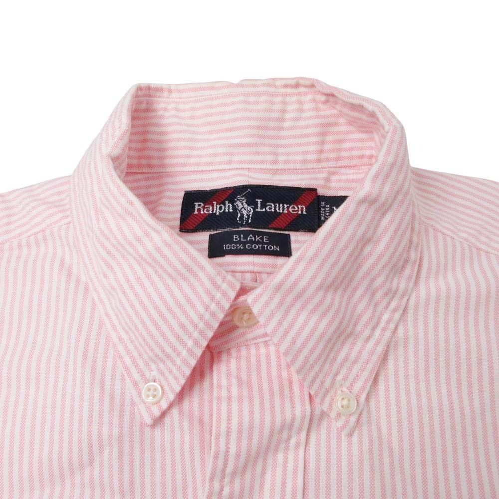 良品 RALPH LAUREN ラルフローレン ストライプ ボタンダウン