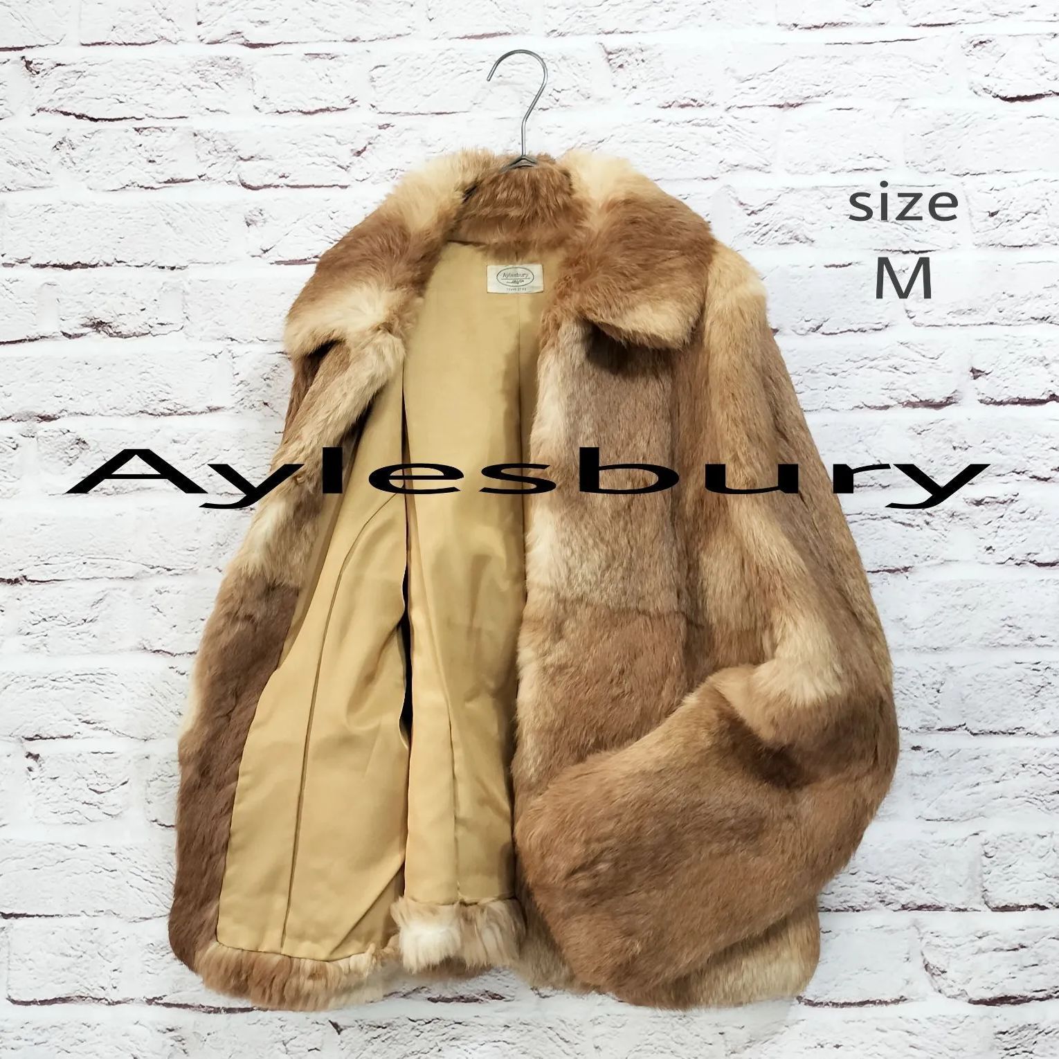 ラビットファー Aylesbury 大襟 ファー ジャケット 東京スタイル