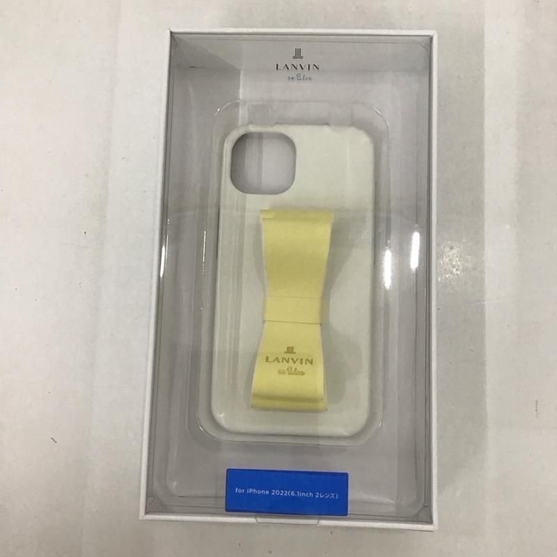 LANVIN ランバン その他ファッション小物 LBVWYSRIP2261 iPhone 14用 LANVIN en Bleu リボンバックケース iPhoneケース