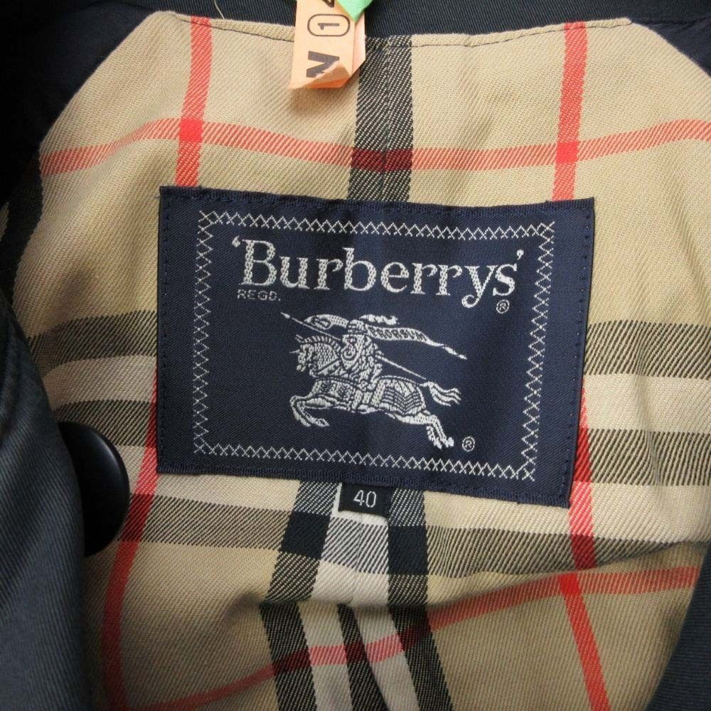 【バーバリー BURBERRYS】ジャケット チャイナボタン 総裏 E3879 BURBERRY - BURBERRY バーバリー ジャケット サイズ:40R メタル