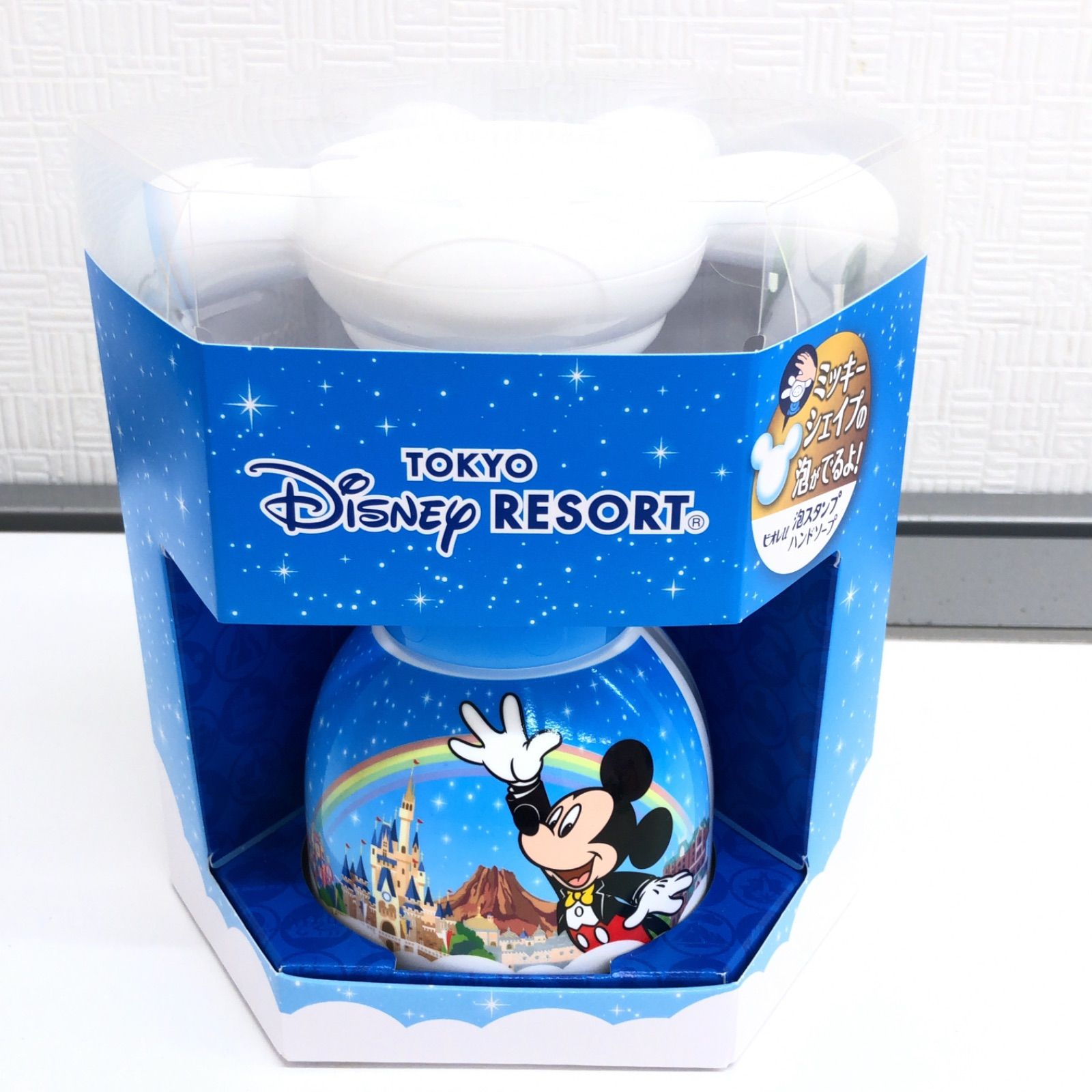 Disney - ディズニー40周年　ミッキーシェイプ・ビオレu泡スタンプハンドソープ 新品 未使用 ディズニー限定 東京ディズニーリゾート ミッキー
