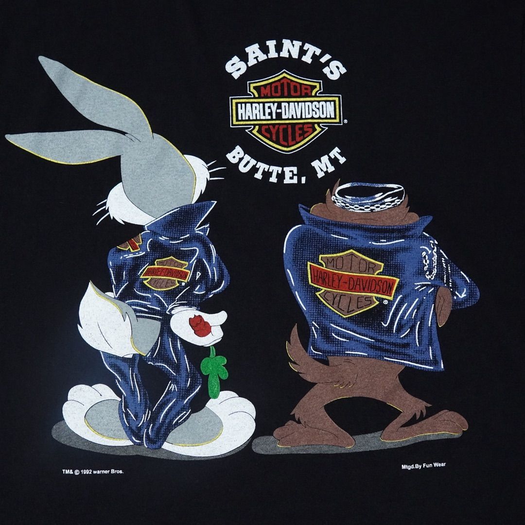 ハーレーダビッドソン×ルーニーテューンズ　コラボ　XL ハーレーダビッドソン ルーニー・テューンズ Tシャツ XLサイズ