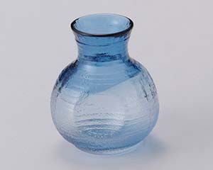 和食器 ハ303-468 すみだ藍そば徳利 ガラス