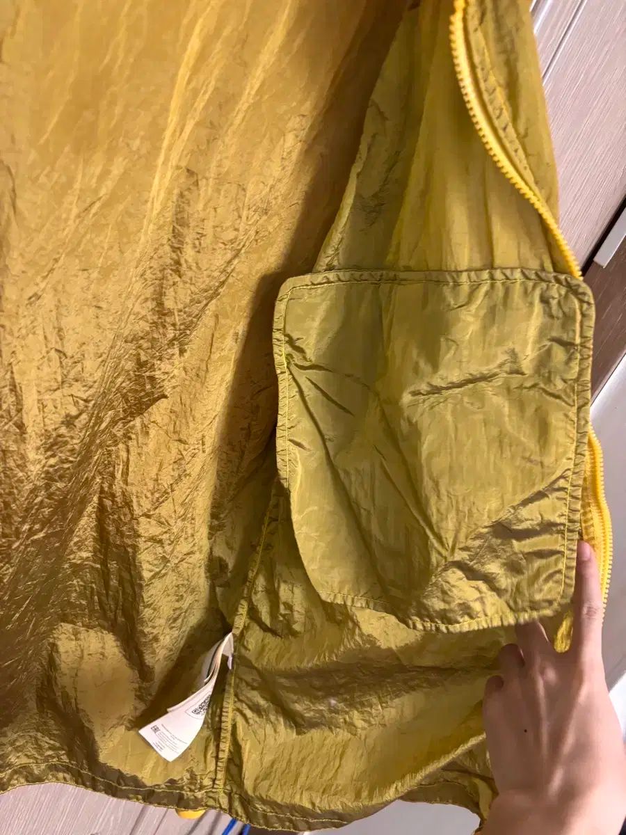 オーバーサイズシャツ 黄色