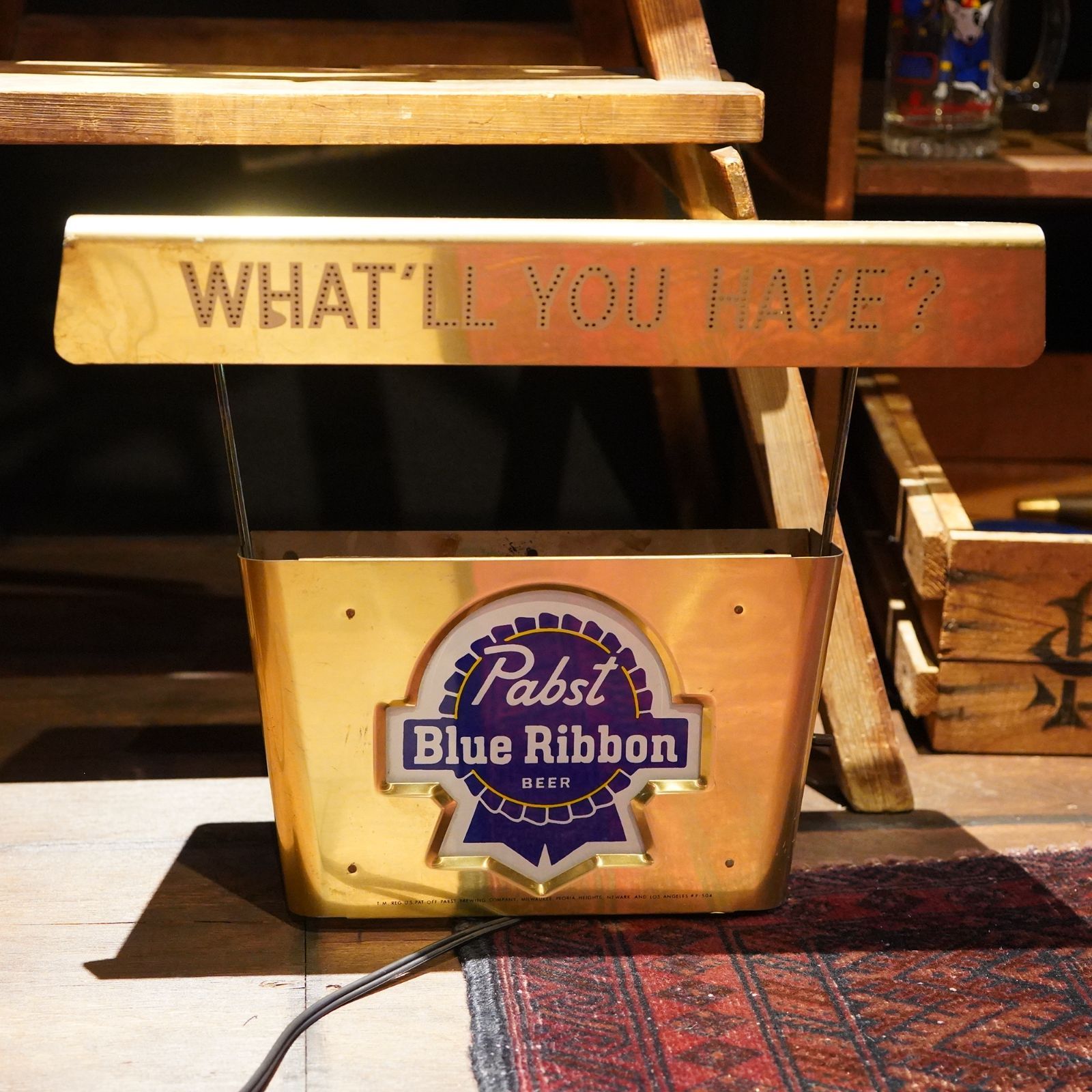 超希少‼︎Blue Ribbon BEER木製看板