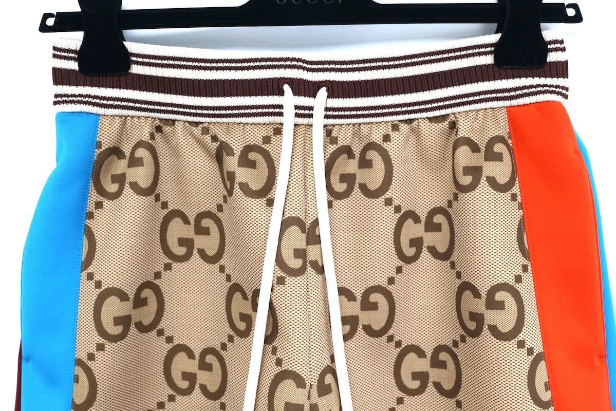 25新作 グッチ GGジャカードパンツ 25新作 GUCCI メンズ ブラック GGデニム ジャカード パンツ