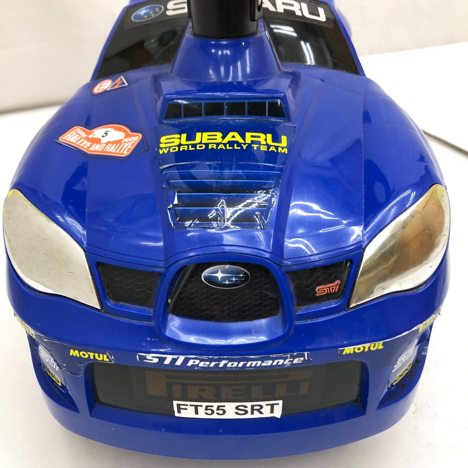 03m0496 スバル インプレッサ 子供用 乗用玩具 足蹴り SUBARU WRC 足