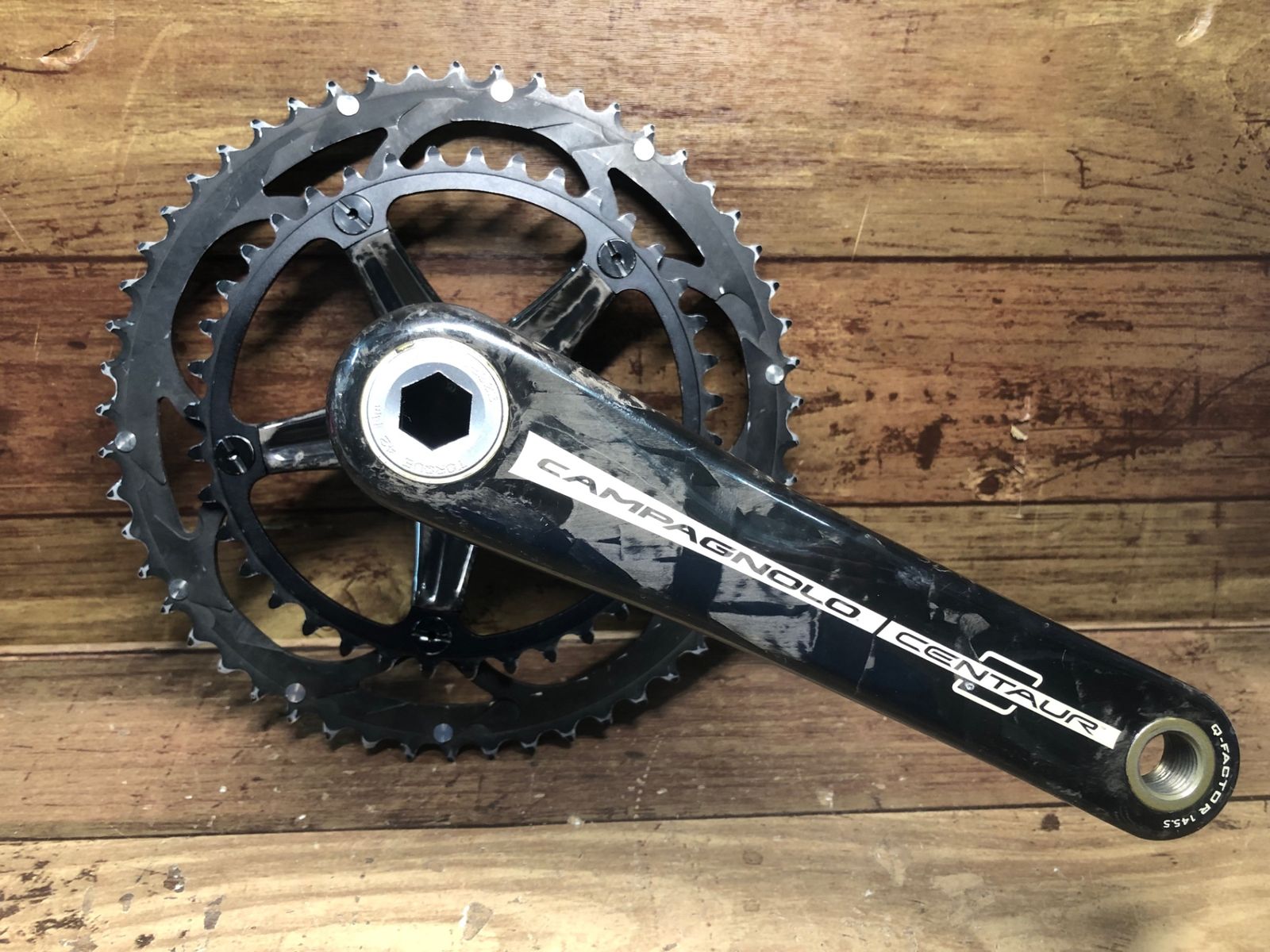 IC182 カンパニョーロ CAMPAGNOLO ケンタウル CENTAUR クランクセット 10S 53/39 172.5mm - メルカリ