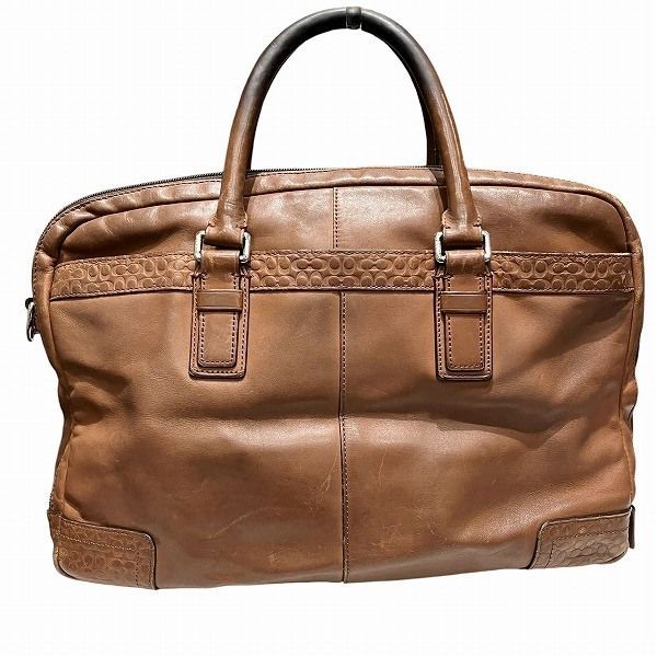 コーチ コミューター ビジネスバッグ シグネチャー ブラウン 【公式通販】