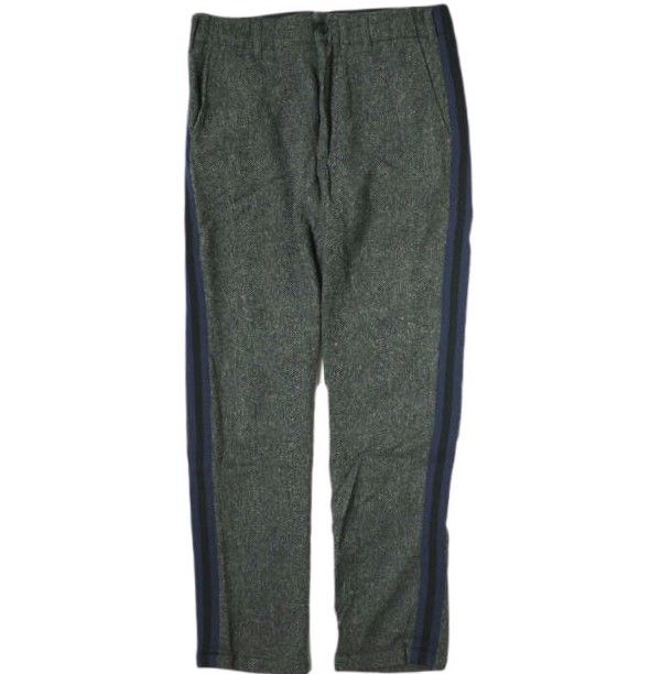 Engineered Garments エンジニアードガーメンツ アメリカ製 Prospect Pant - Wool Crazy プロスペクトパンツ ウールクレイジーパターン 32 CHARCOAL 側章 サイドライン ボトムス g19386