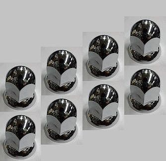 【新品】JBホイールナットキャップ【新ISOホイール】　３３mmナット用　８ヶ入　フロント／リア共用　（ＳＮ８）トラック用品 パーツ