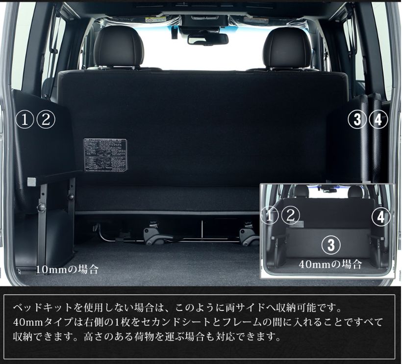 超 ハイエース200 スーパーGL標準幅 ベッドキット40ｍｍクッション レザー AVEST アベスト 製 キズ 汚れ有 FFCRYSTALESIA_COM