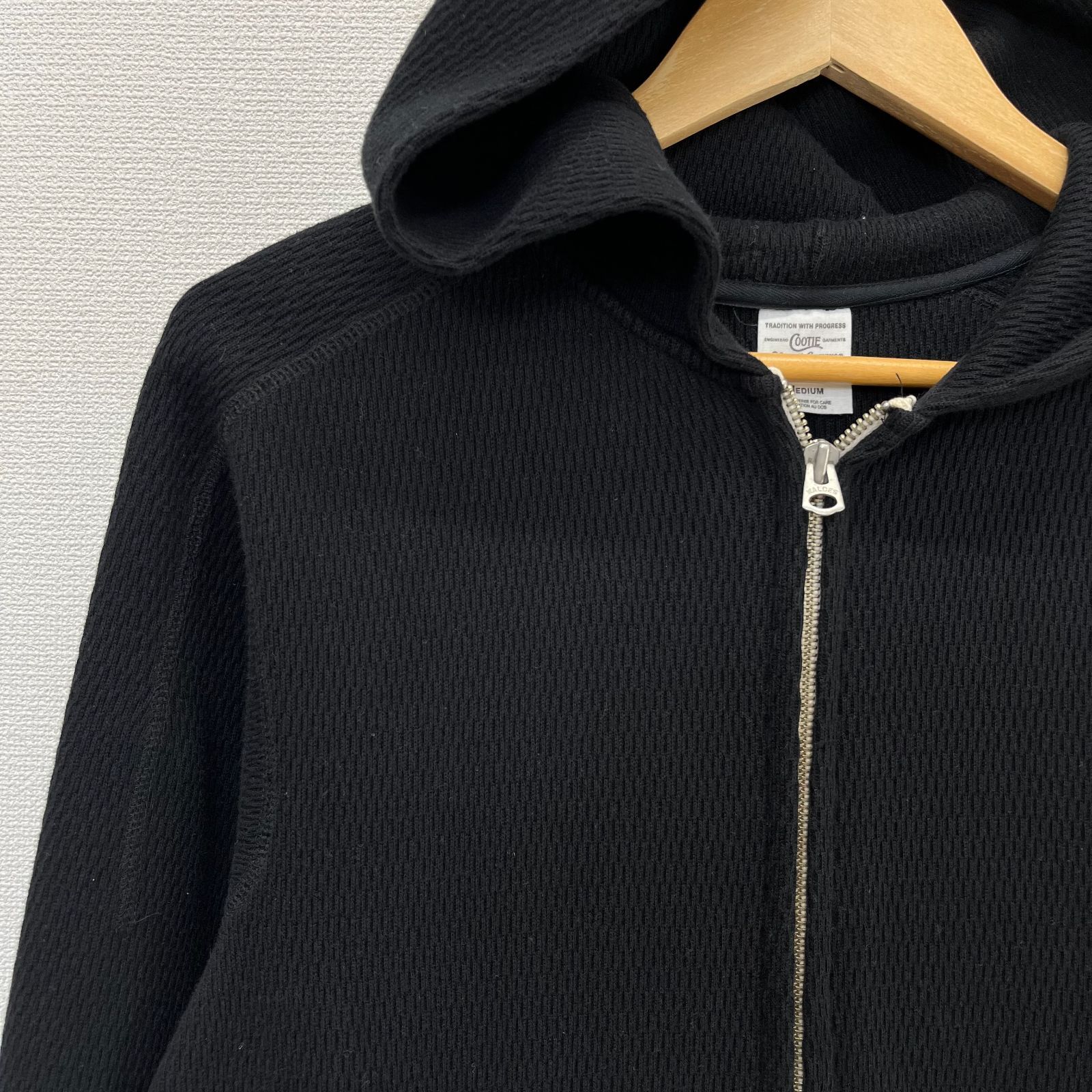 COOTIE PRODUCTIONS サーマル　トレーナー M COOTIE PRODUCTIONS - Dry Tech Oversized Sweat Crew / BLACK