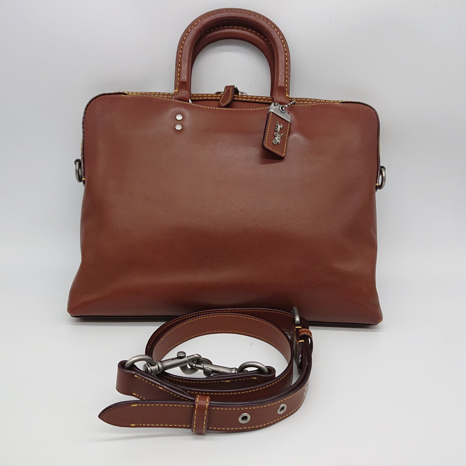 COACH コーチ ビジネスバック 2Way ショルダー付き サフィアーノレザー 専用です COACHバッグ コーチショルダーバッグ 2way レザー