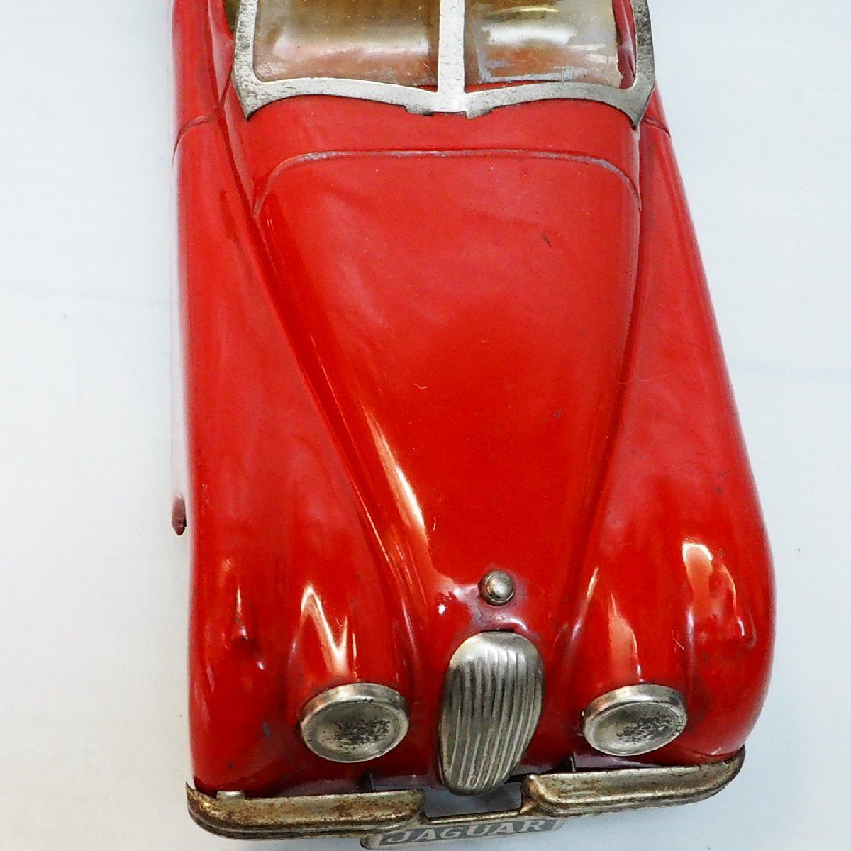 米澤玩具 三陽工業(旧トミー)【JAGUAR XK120ジャガー赤レッド】ブリキ 