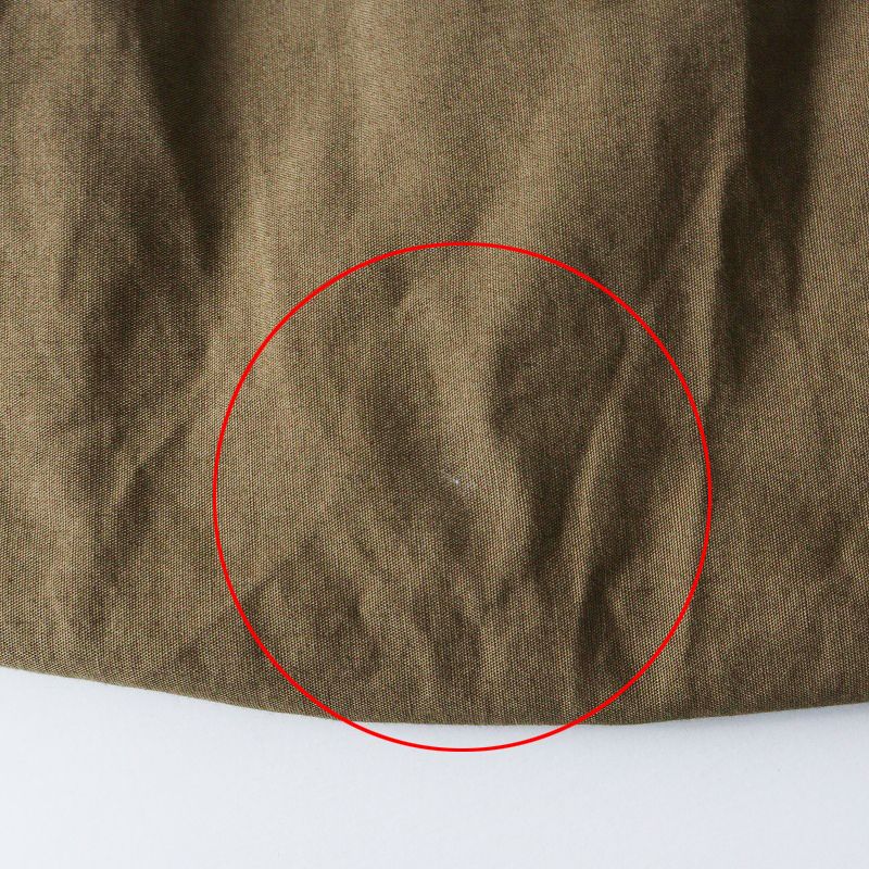  メゾンドソイル maison de soil ミニピンタック ノー ブラウス 1｜ブラウン トップス 長袖 くるみボタン 長袖 シャツ ブラウス