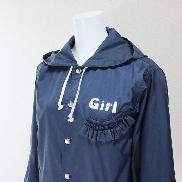 COMME des GARCONS GIRL◇ 20SS フリルポケット コーチジャケット