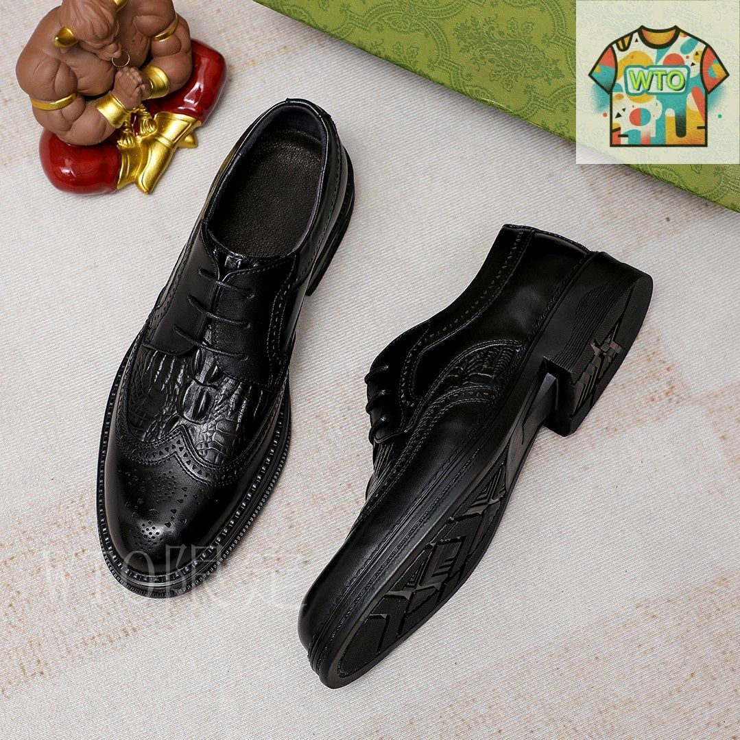 GUCCI メンズ ビジネス フォーマル レザーシューズ06 - メルカリ