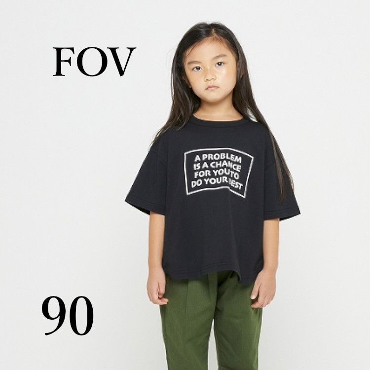 FOV フォブ BDOYOURBEST 6分袖丈 Tシャツ 90 キッズ ゆったり トップス  