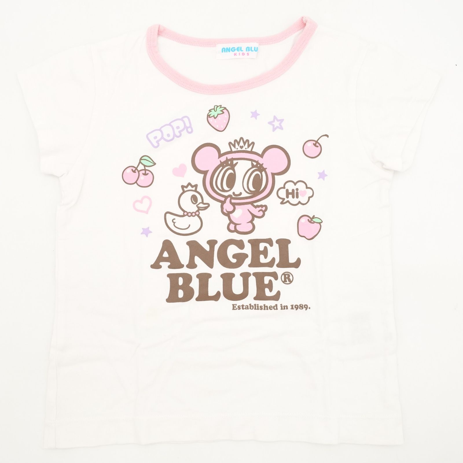 ANGEL BLUE キャラクタープリント Tシャツ 120cmサイズ