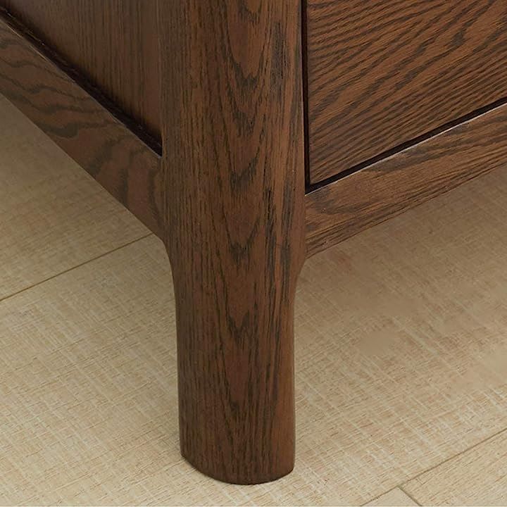 MU RONG ナイトテーブル アメリカオークウッド ベッドサイドテーブル