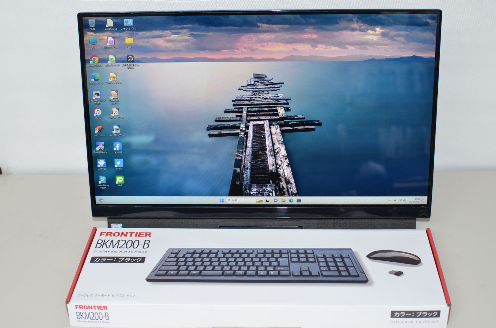 中古一体型パソコン Windows11+office NEC PC-GD187UCGF core i7-8565U/爆速SSD512GB+HDD1TB/ メモリ16GB/23.8インチ/WEBカメラ/ブルーレイ - メルカリ