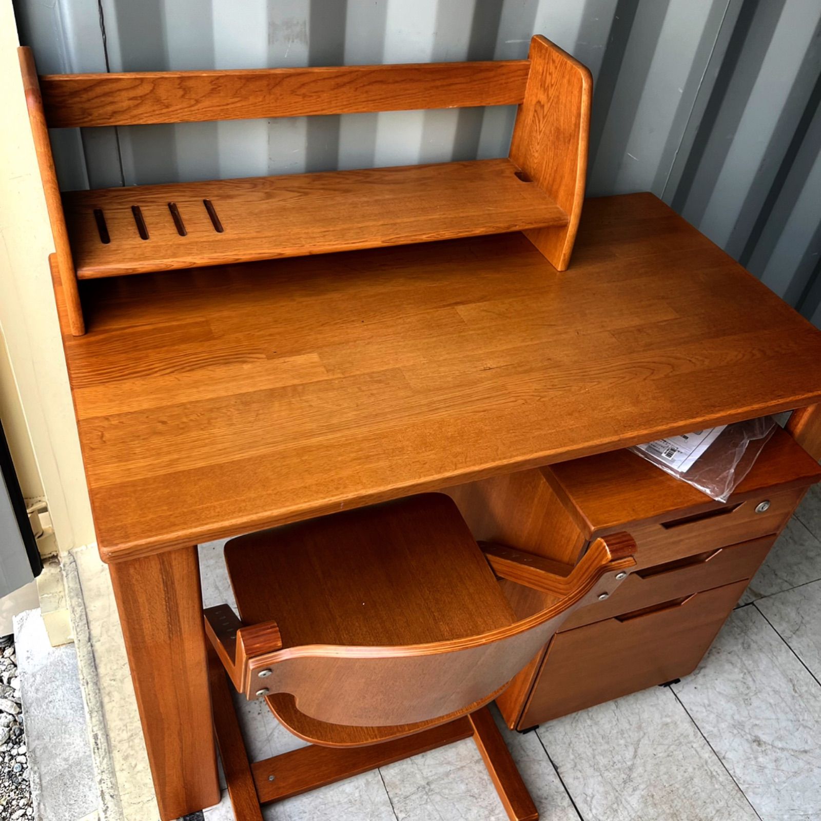 取付無料！コスガ家具 ワークショップ 天然木ワーキングデスク・ワゴン・チェア✨ 取付無料！コスガ家具 ワークショップ 天然木ワーキングデスク・ワゴン