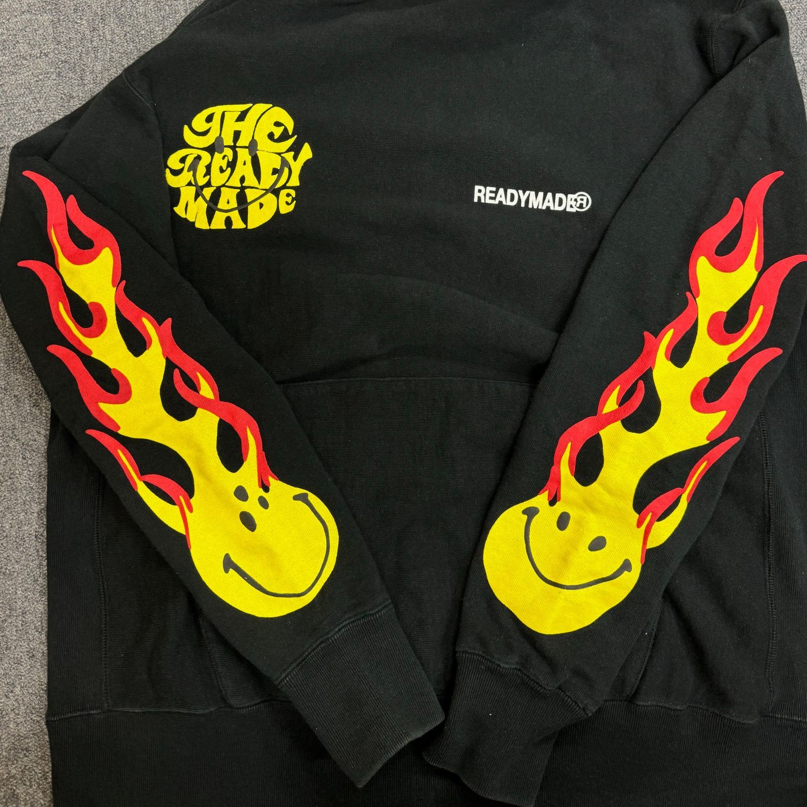 定価44000円 READYMADE Smile Hoodie RE-CO-BK-00-00-106 スマイル